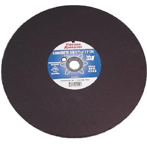 Virginia Abrasives 424-20414 14 x 0.2 in. General Purpose Bonded Masonry Cut Off Wheel; Pack of 10 755663 - main